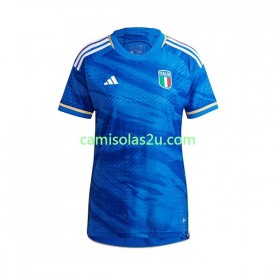 Camisolas de futebol Itália Mulher Equipamento Principal 2023 Manga Curta
